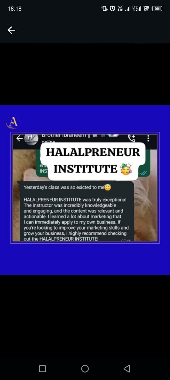 Testimonial from Brother Ibraheem